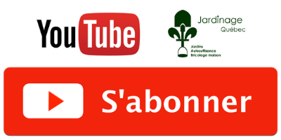 Jardinage Québec chaîne Youtube